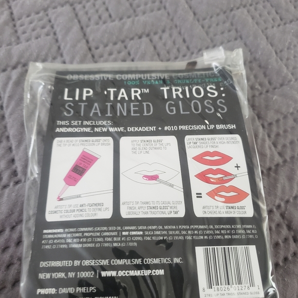 RARE -OCC Lip Tar Trio - Picture 2 of 2